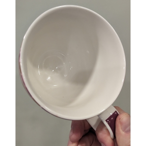 The English Mug Co Abstract Fuschia Ceramic Tea Coffee Mug - Picture 6 of 8